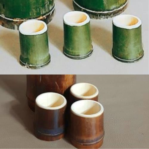 [한국대나무]대나무 술잔 (소형) 3개